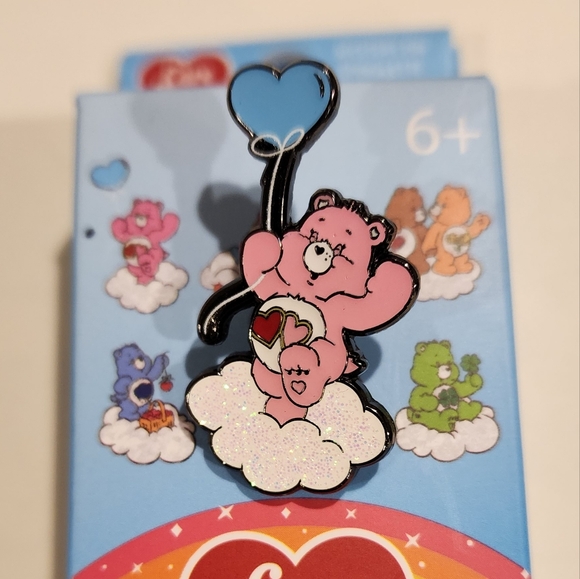 Loungefly Care Bears Glitter Clouds Pin Blind Box Heart Balloon NEW Opened - Picture 3 of 13